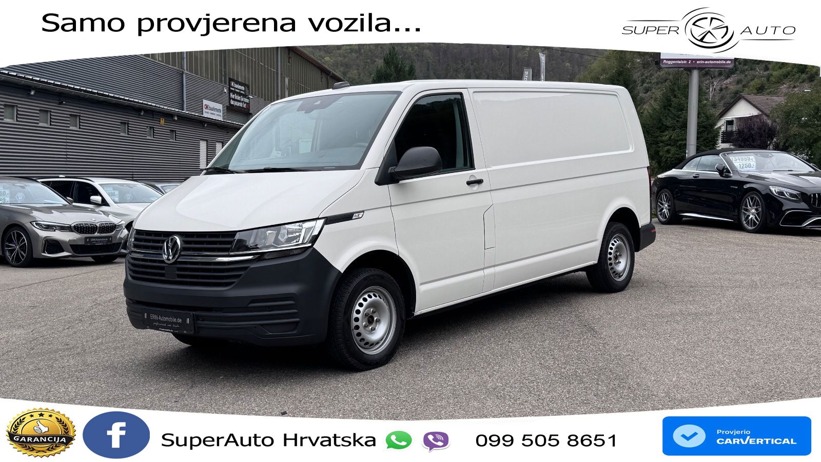 Volkswagen T6.1 Transporter Kasten lang*STANDHEIZ*KAMERA* 150 KS
