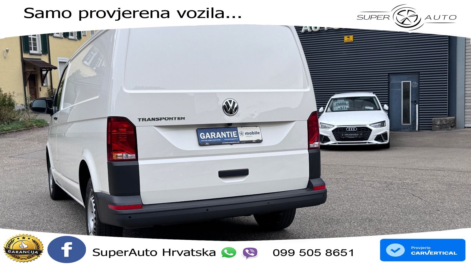 Volkswagen T6.1 Transporter Kasten lang*STANDHEIZ*KAMERA* 150 KS