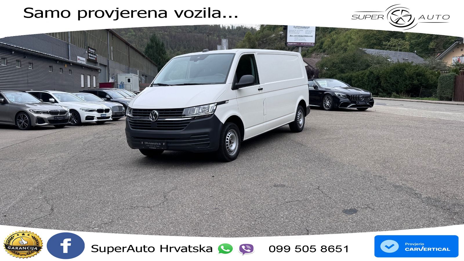 Volkswagen T6.1 Transporter Kasten lang*STANDHEIZ*KAMERA* 150 KS