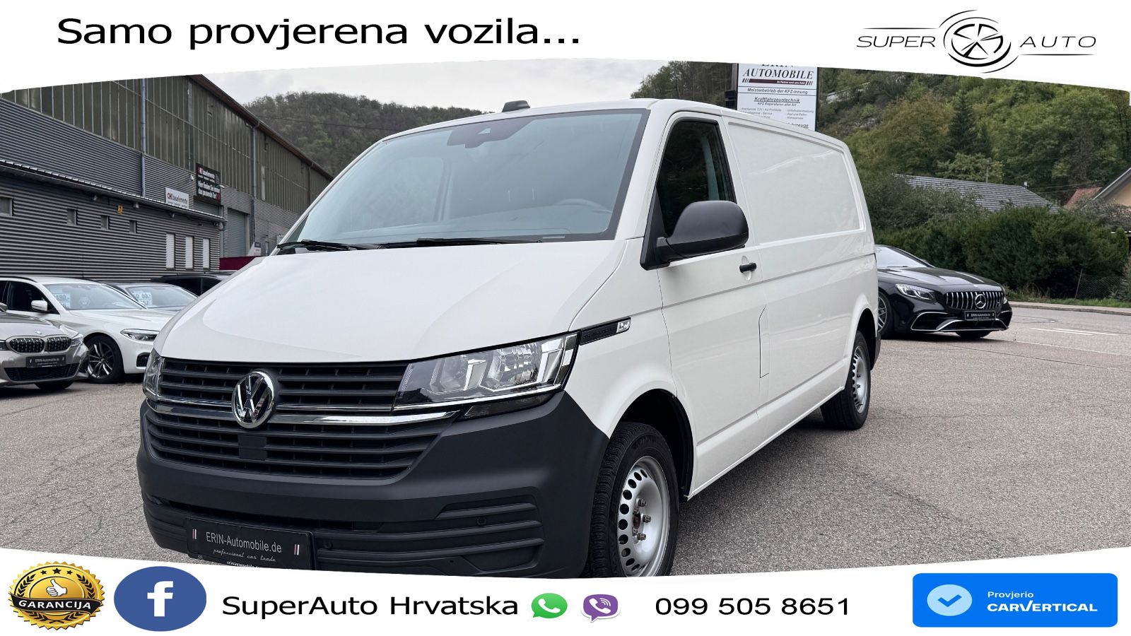 Volkswagen T6.1 Transporter Kasten lang*STANDHEIZ*KAMERA* 150 KS