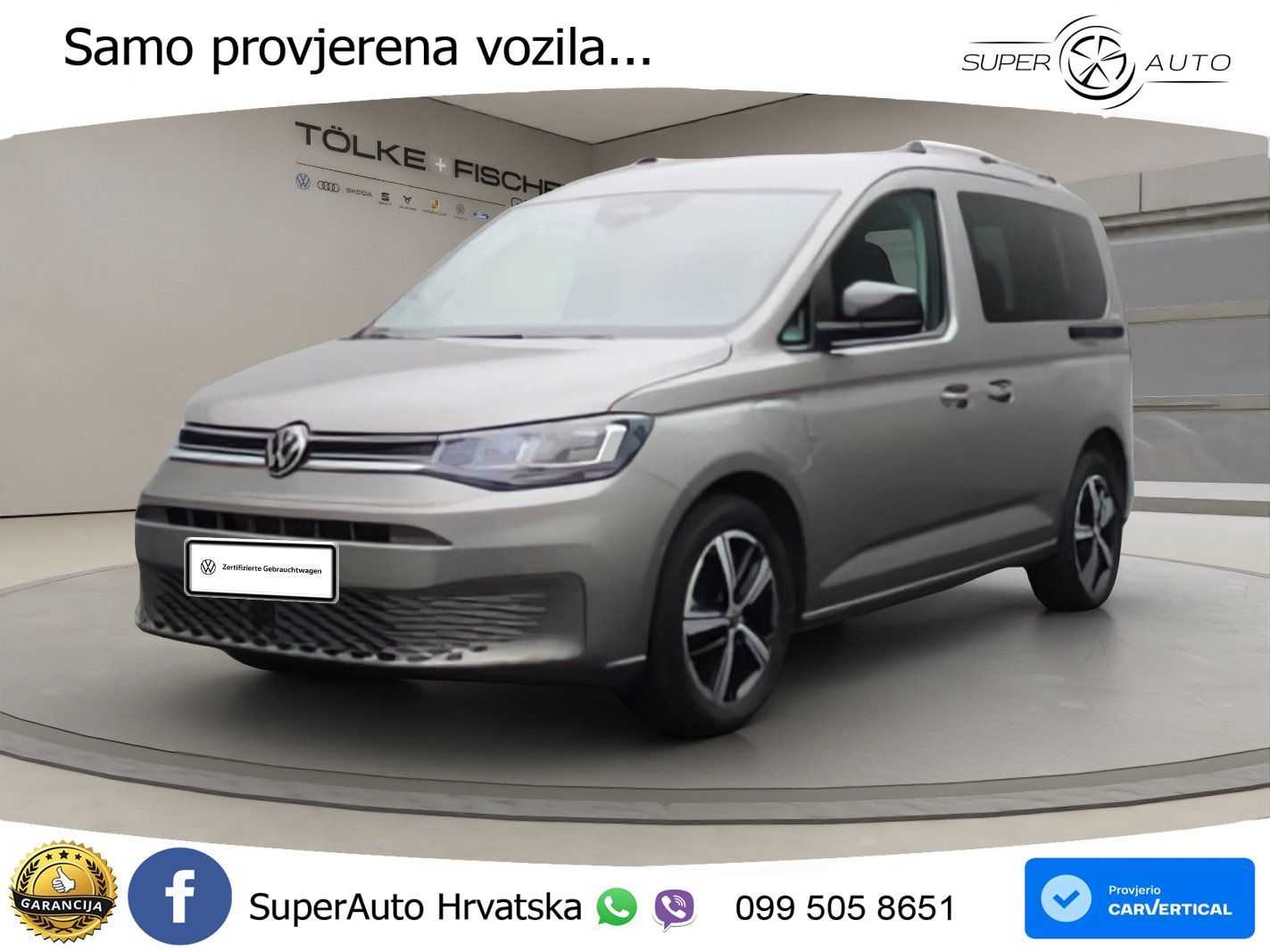 Volkswagen Caddy 1.5 TSI Energy NaviPro ACC AUT Kam. Navi 150 KS