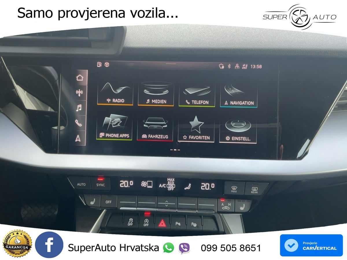 Audi A3 35 TDI (150 KS) S tronic LED+GR SJED+ACC