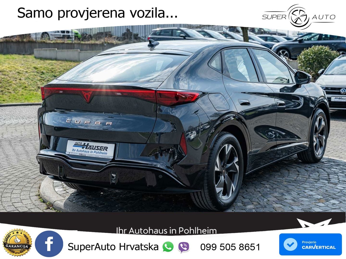 Cupra Tavascan 82 kWh (286 KS) LED+GR SJED+ACC