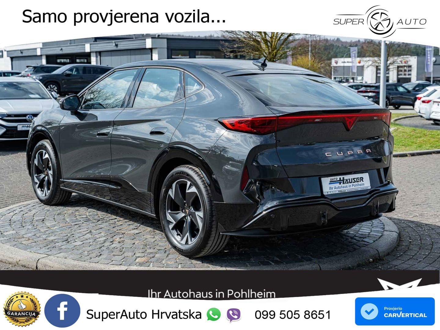 Cupra Tavascan 82 kWh (286 KS) LED+GR SJED+ACC
