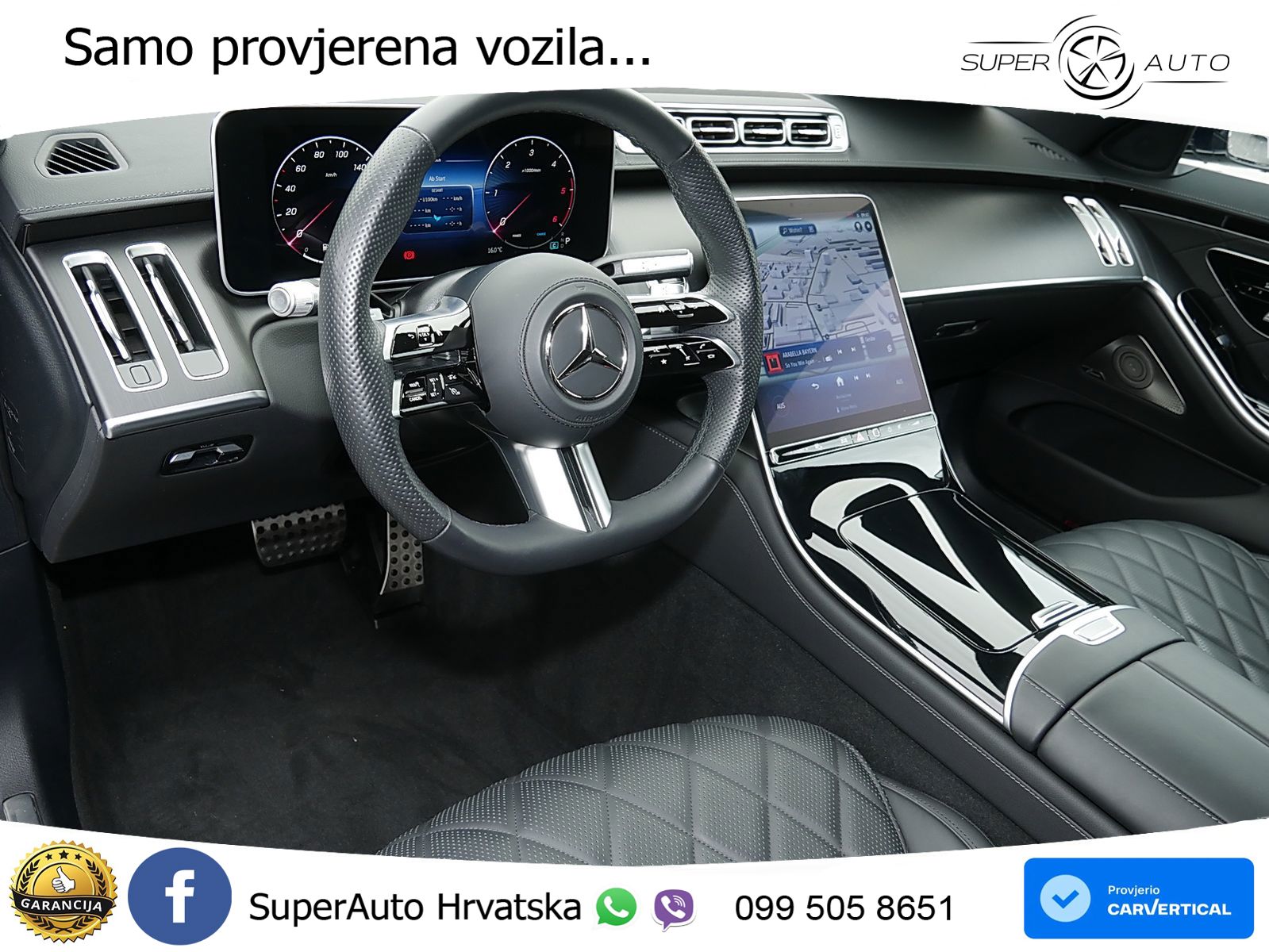 Mercedes S 450d (367 KS) EQ Boost 4MATIC 9G-TRONIC AMG ZRAČNI+ACC+4xGR SJED+KAM