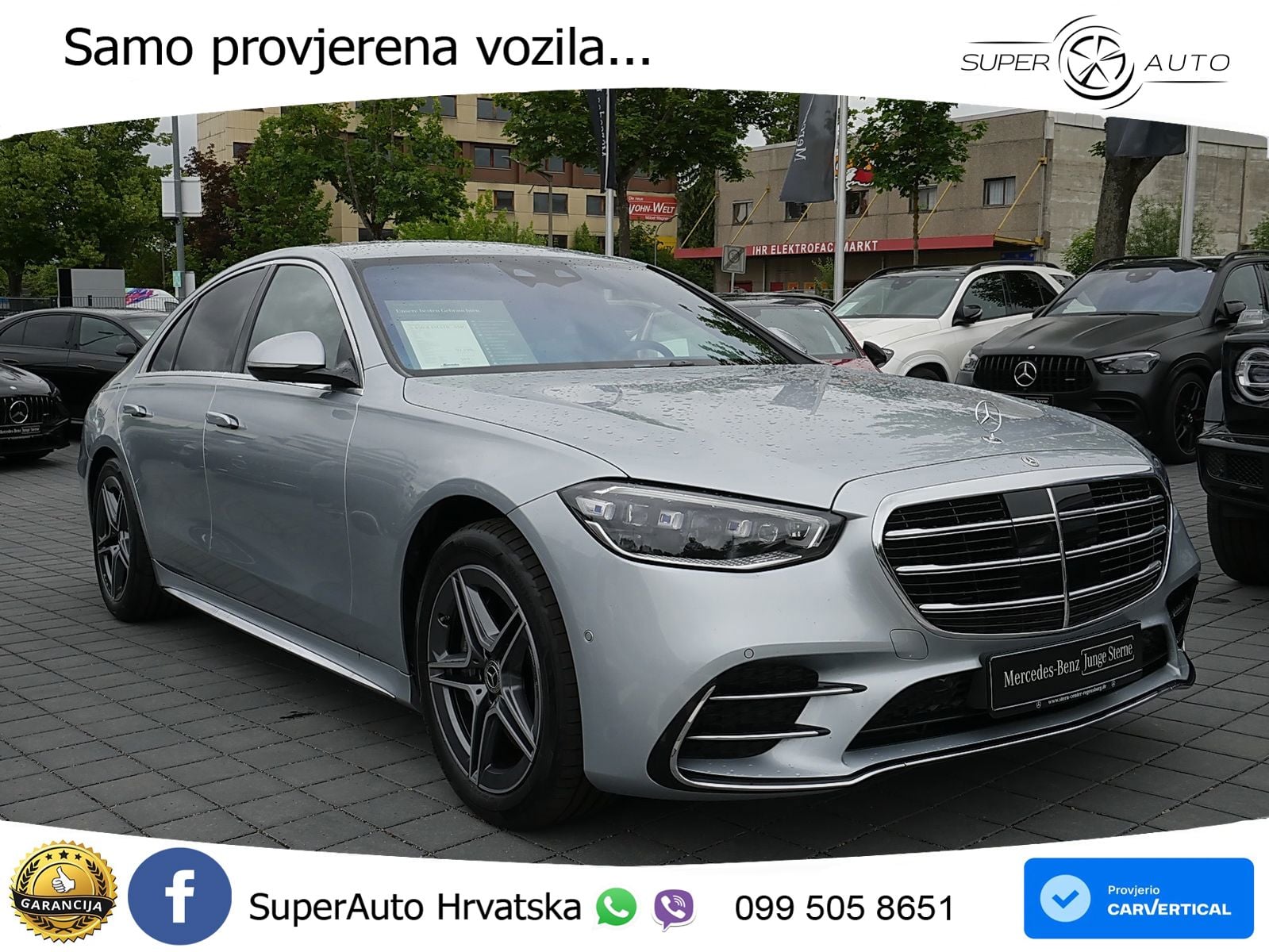 Mercedes S 450d (367 KS) EQ Boost 4MATIC 9G-TRONIC AMG ZRAČNI+ACC+4xGR SJED+KAM