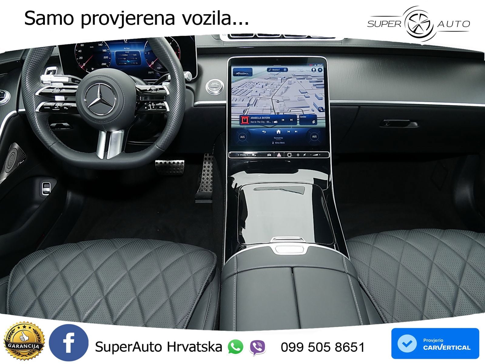 Mercedes S 450d (367 KS) EQ Boost 4MATIC 9G-TRONIC AMG ZRAČNI+ACC+4xGR SJED+KAM
