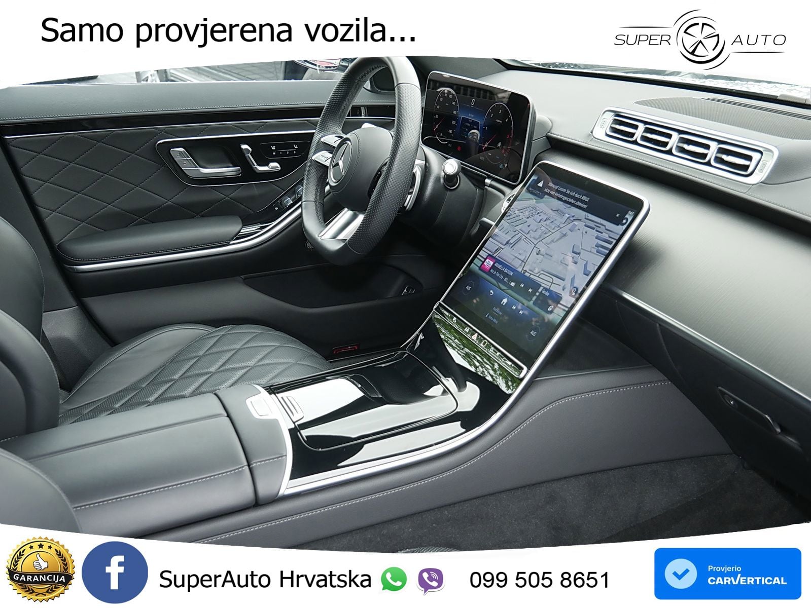 Mercedes S 450d (367 KS) EQ Boost 4MATIC 9G-TRONIC AMG ZRAČNI+ACC+4xGR SJED+KAM