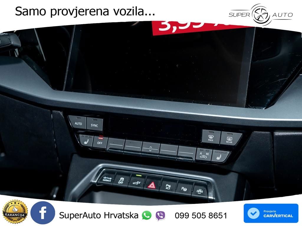 Audi A3 40 TFSIe (204 KS) S tronic LED+GR SJED+ACC