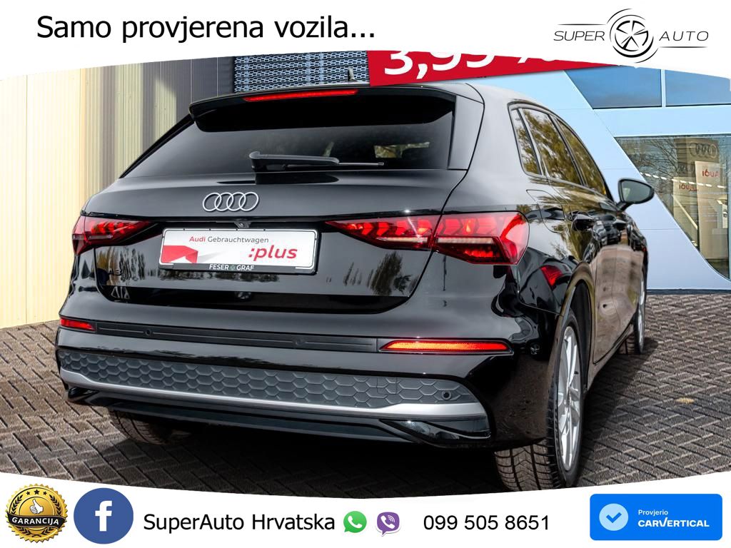 Audi A3 40 TFSIe (204 KS) S tronic LED+GR SJED+ACC