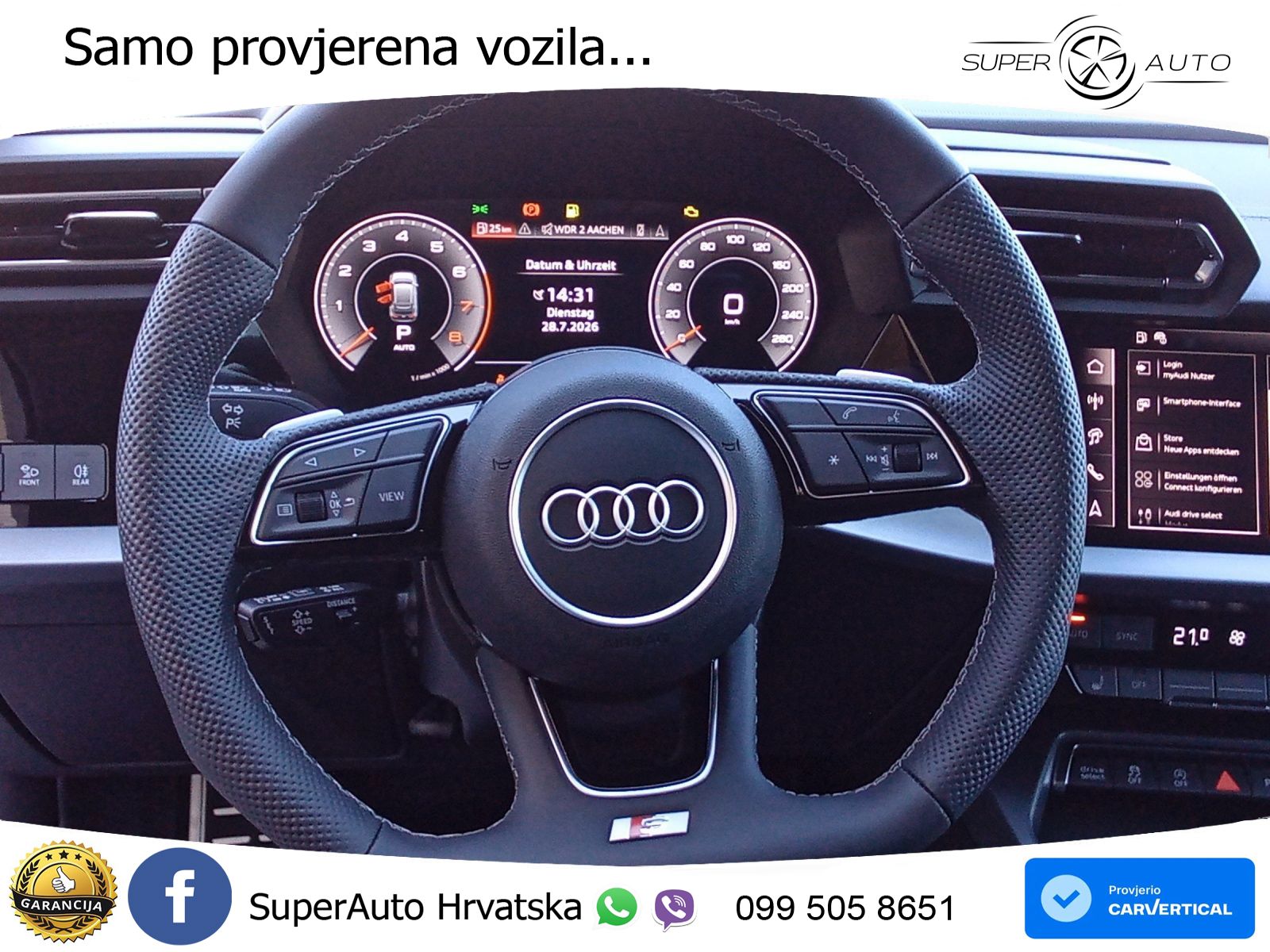 Audi A3 Sportback 40 TFSI (204 KS) quattro S tronic 2x S line