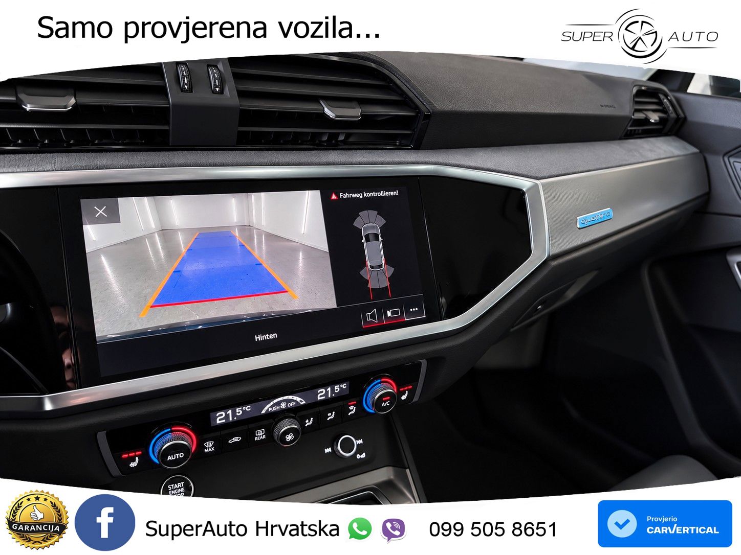 Audi Q3 Sportback 40 TFSI (190 KS) quattro S tronic S line MATRIX+GR SJED+KAM