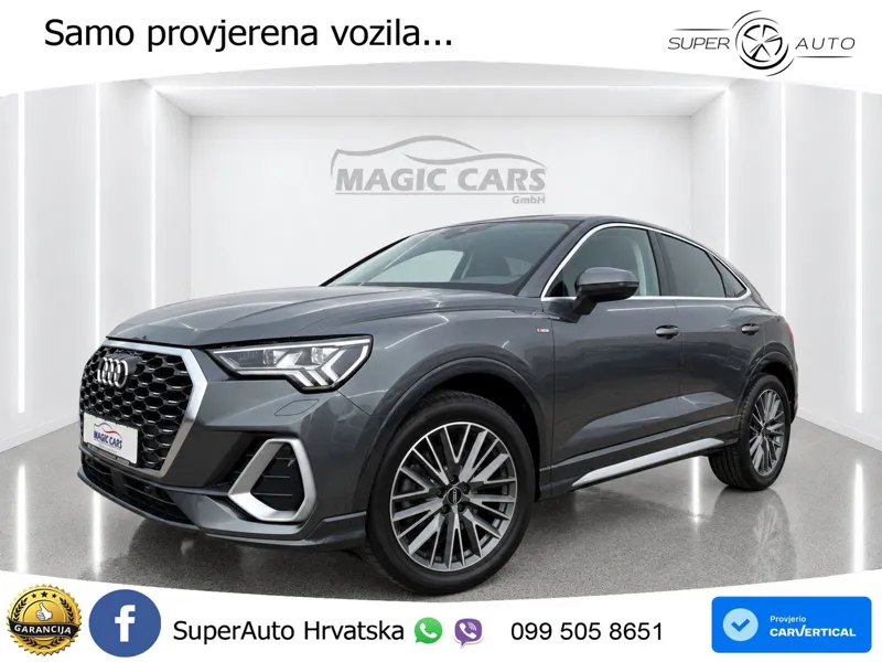 Audi Q3 Sportback 40 TFSI (190 KS) quattro S tronic S line MATRIX+GR SJED+KAM