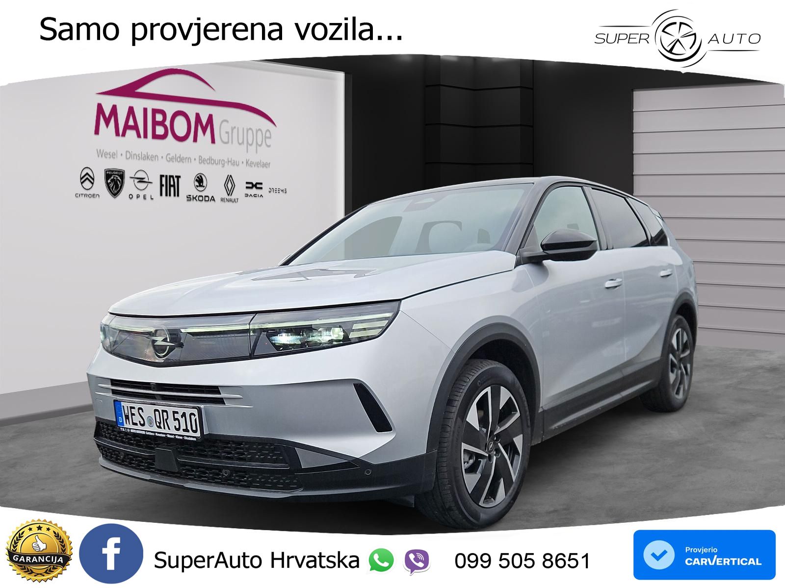 Opel Grandland 1.2 Turbo (136 KS)  e-DCT LED+GR SJED+ACC