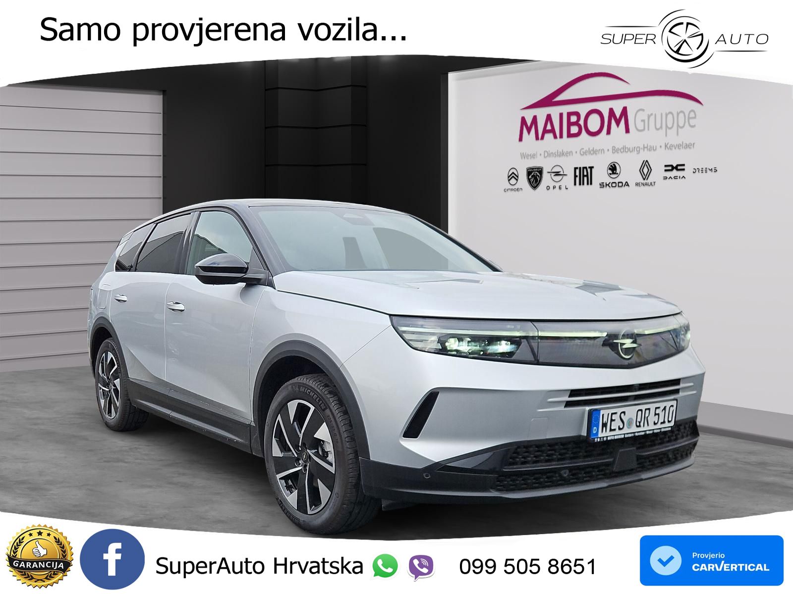 Opel Grandland 1.2 Turbo (136 KS)  e-DCT LED+GR SJED+ACC