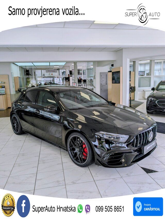 Mercedes-Benz AMG A 45 S 4MATIC+ AMG SPEEDSHIFT DCT 8G ACC+HEAD+GR SJED+360+PANO