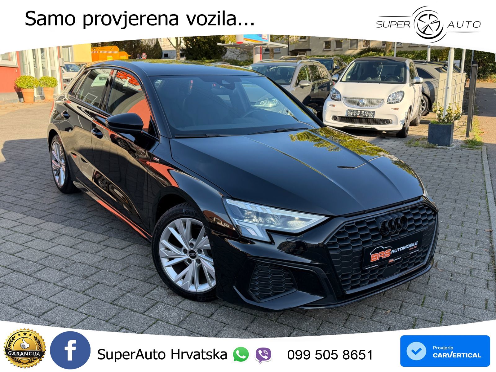 Audi A3 35 TDI (150 KS) S tronic S line LED+GR SJED+ACC