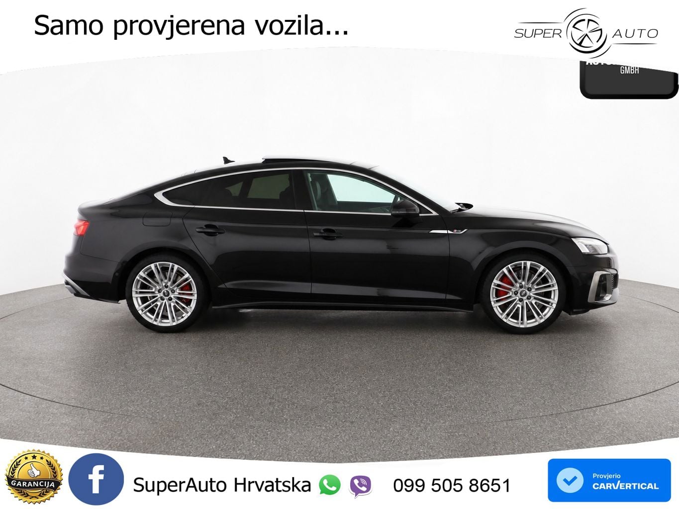 Audi A5 Sportback 45 TFSI (265 KS) quattro S tronic S line