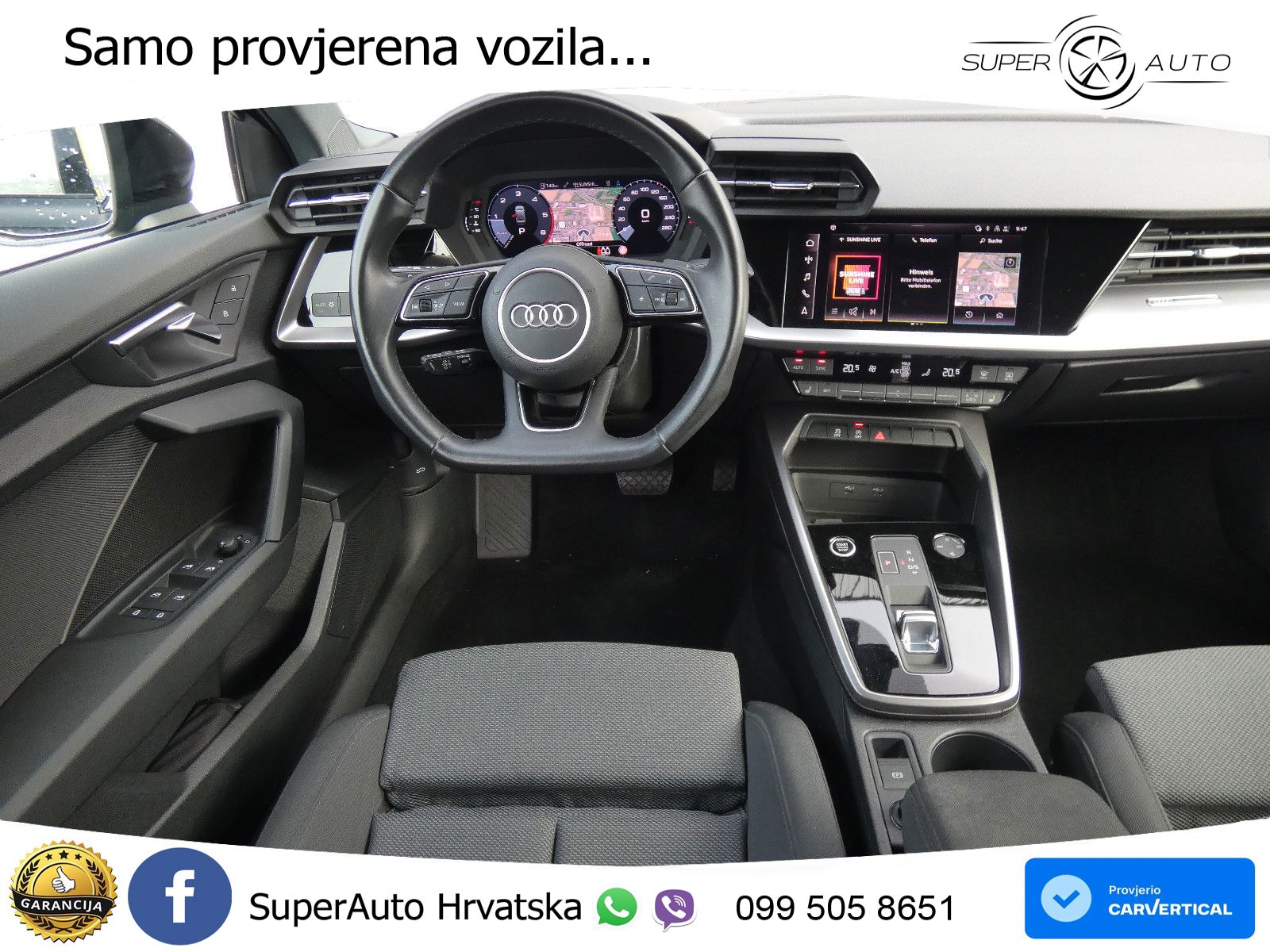 Audi A3 Limuzina 35 TDI (150 KS) S tronic advanced LED+GR SJED+ACC