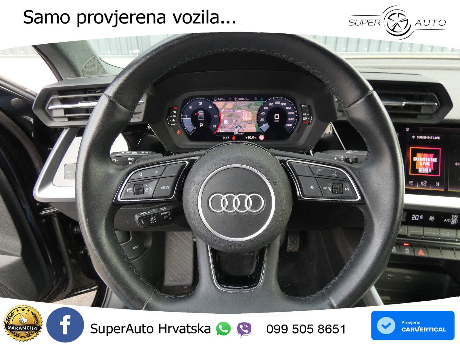 Audi A3 Limuzina 35 TDI (150 KS) S tronic advanced LED+GR SJED+ACC