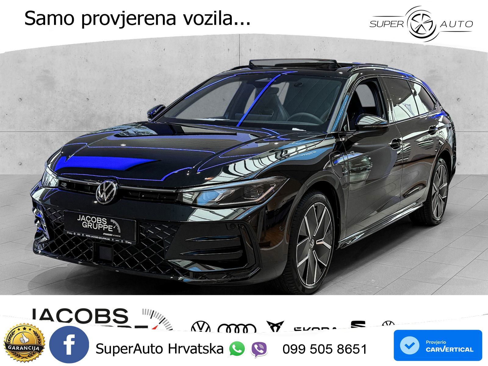 Volkswagen Passat Variant 1.5 TSI (272 KS) eHybrid DSG R-Line LED+GR SJED+ACC
