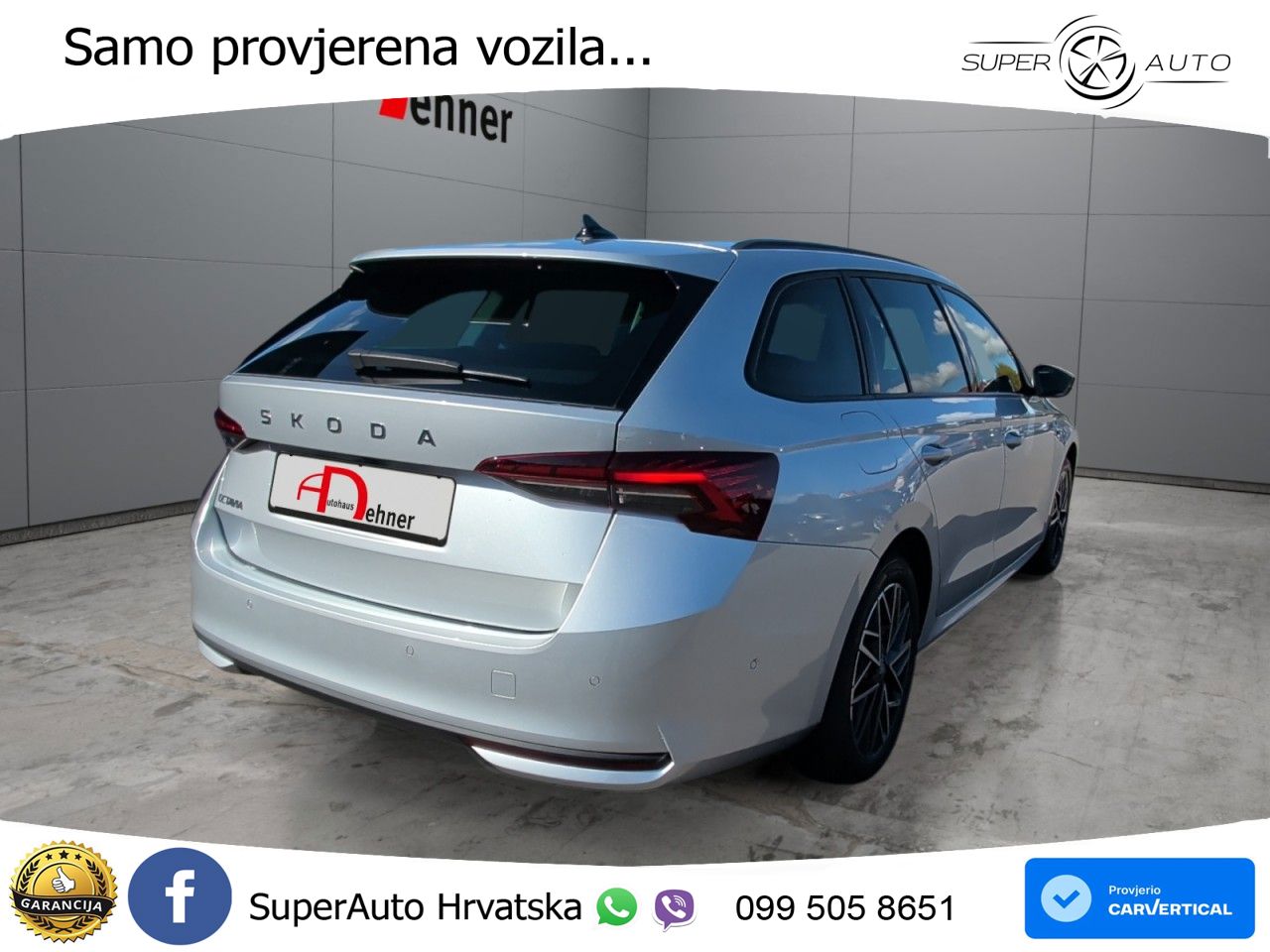 Škoda Octavia Combi 2.0 TDI (150 KS) DSG LED+GR SJED+ACC