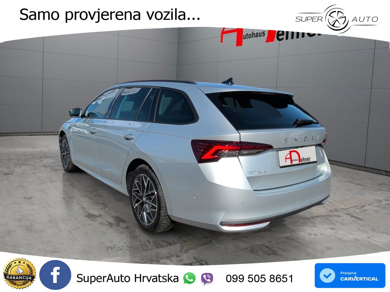Škoda Octavia Combi 2.0 TDI (150 KS) DSG LED+GR SJED+ACC
