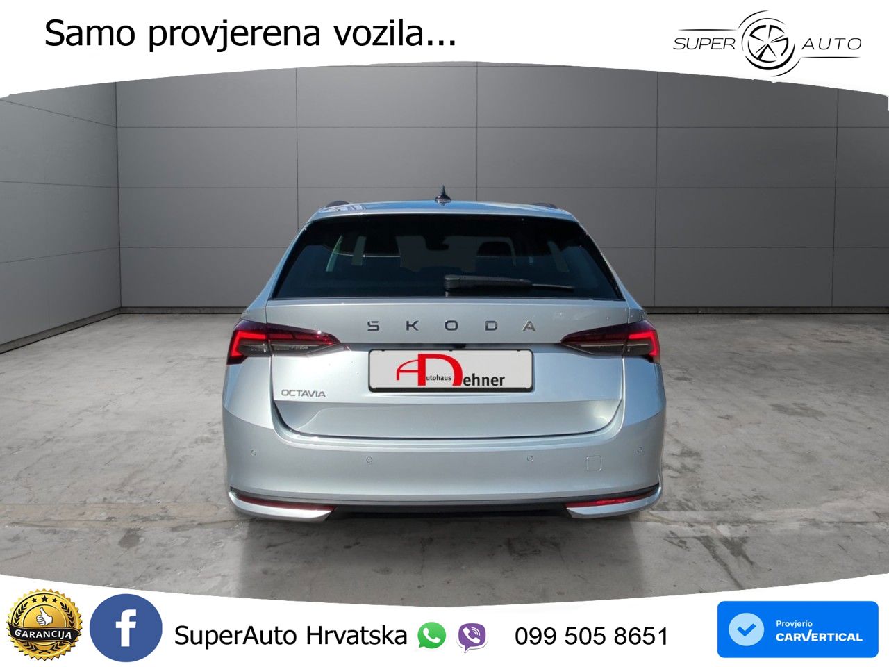 Škoda Octavia Combi 2.0 TDI (150 KS) DSG LED+GR SJED+ACC