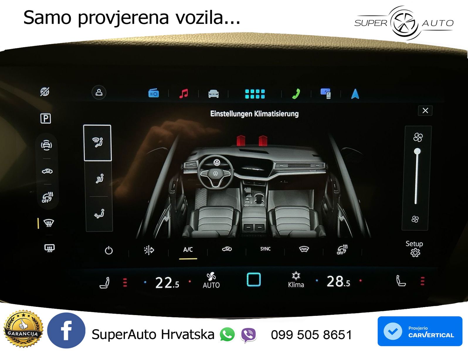 Volkswagen Touareg 3.0 V6 TDI (286 KS) 4MOTION Tiptronic ZRAČNI+ACC+GR SJED+KAM