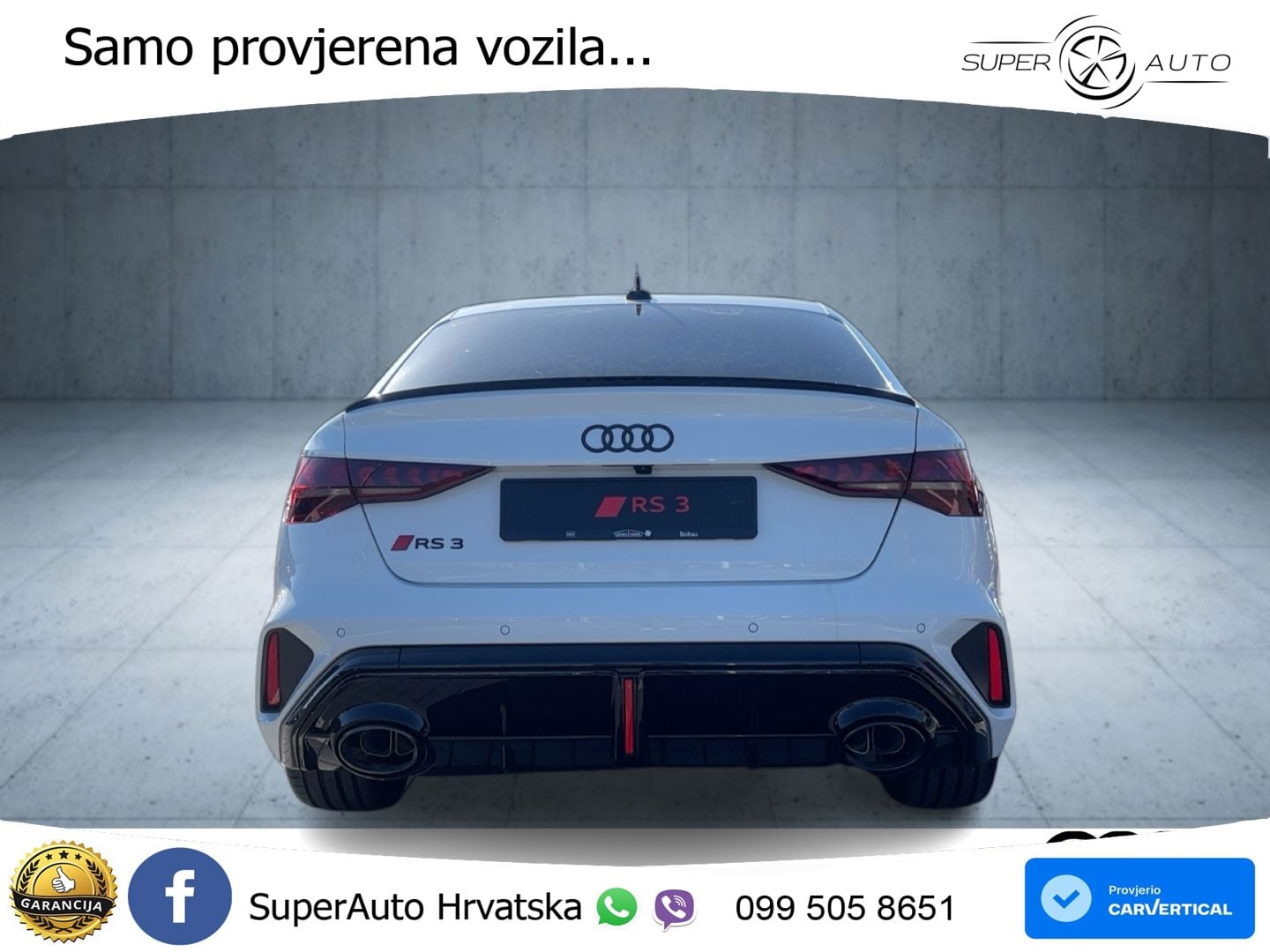 Audi RS3 Sedan 2.5 TFSI (400 KS) quattro S tronic MATRIX+GR SJED+KAM