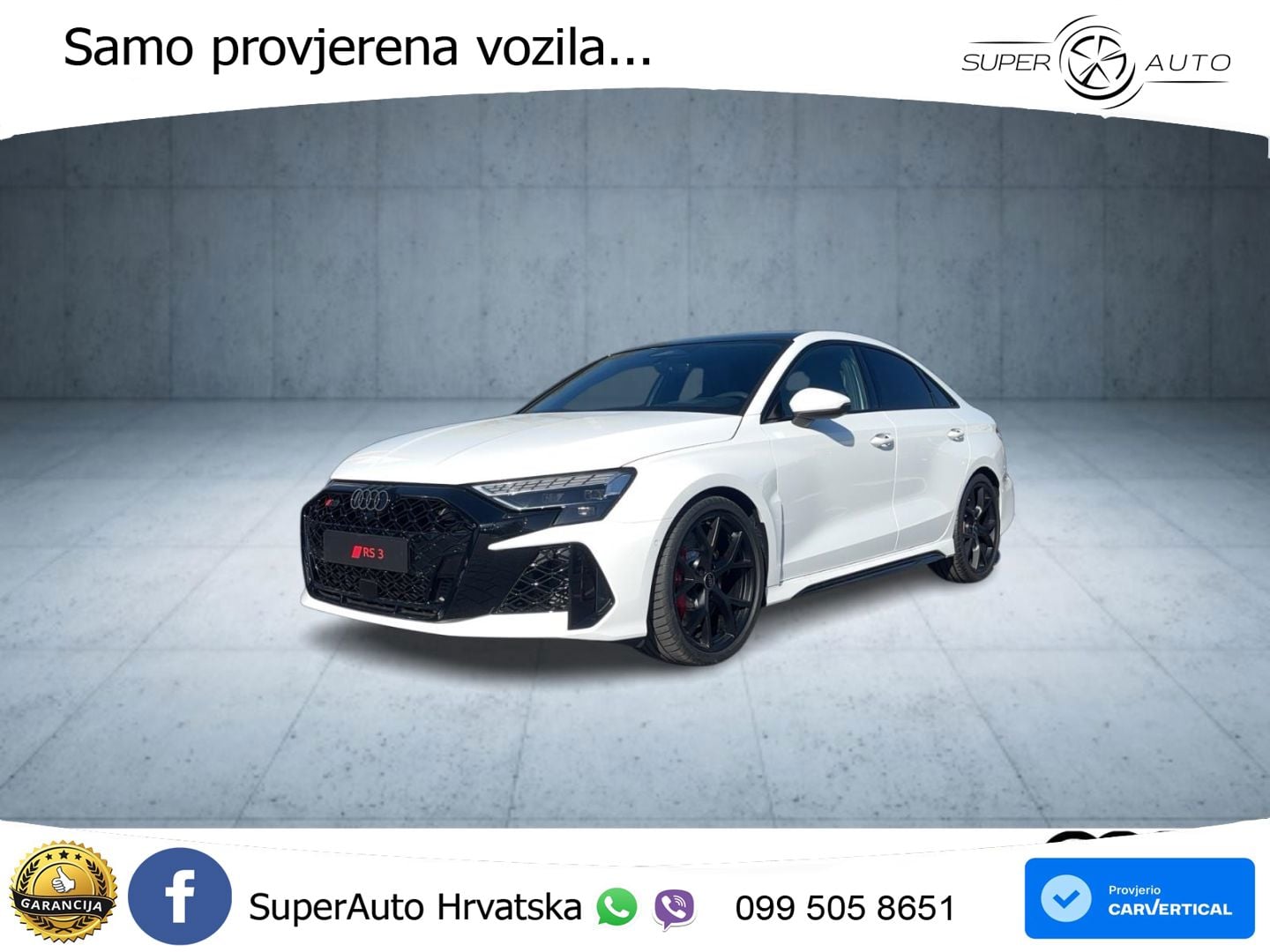 Audi RS3 Sedan 2.5 TFSI (400 KS) quattro S tronic MATRIX+GR SJED+KAM
