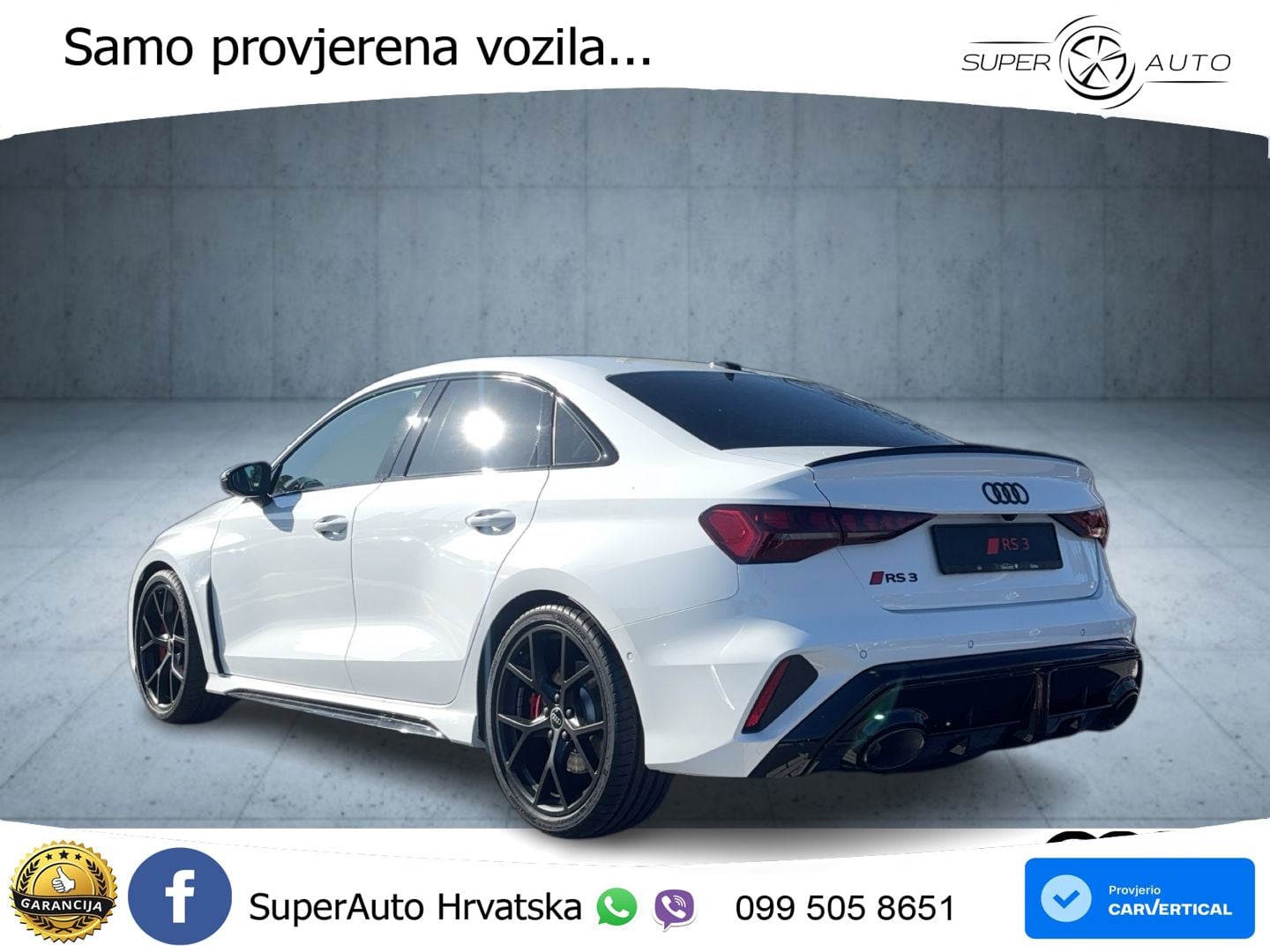 Audi RS3 Sedan 2.5 TFSI (400 KS) quattro S tronic MATRIX+GR SJED+KAM