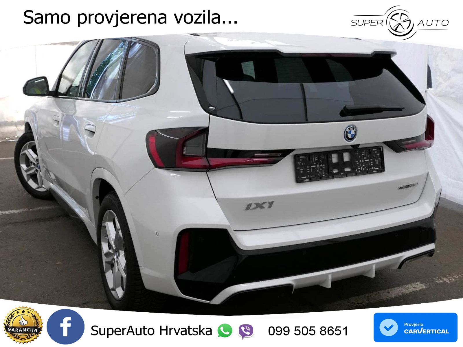 BMW iX1 66.5 kWh (204 KS) eDrive20 M Sport ACC+HEAD+GR SJED+360+PANO