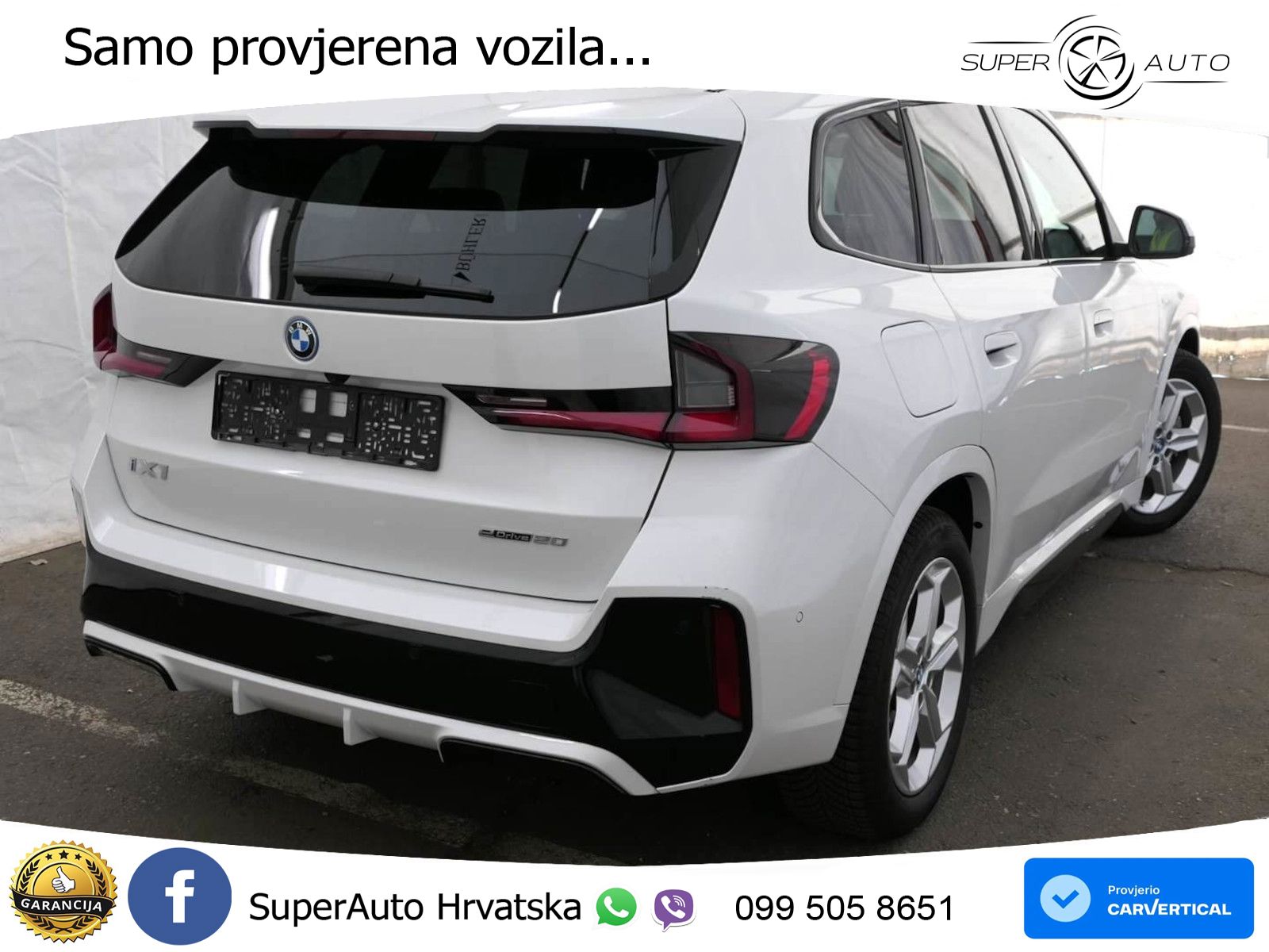 BMW iX1 66.5 kWh (204 KS) eDrive20 M Sport ACC+HEAD+GR SJED+360+PANO