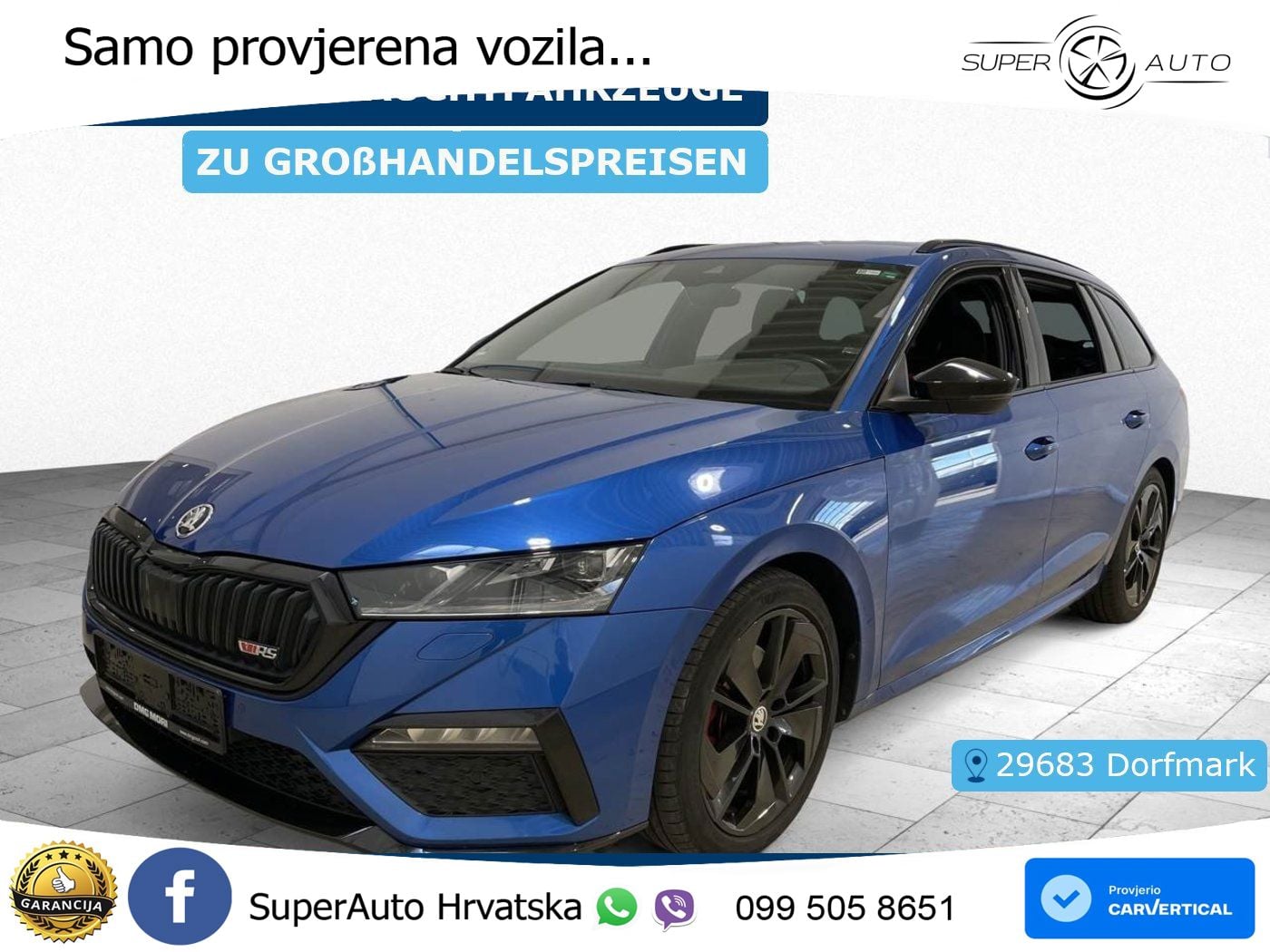Škoda Octavia Combi RS 2.0 TDI (200 KS) DSG