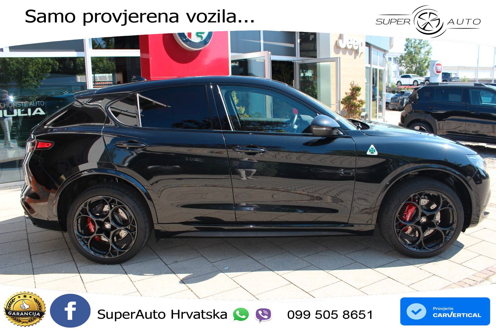 Alfa Romeo Stelvio Quadrifoglio 2.9 V6 Bi-Turbo (520 KS) Q4 Automatic LED+GR SJED+ACC