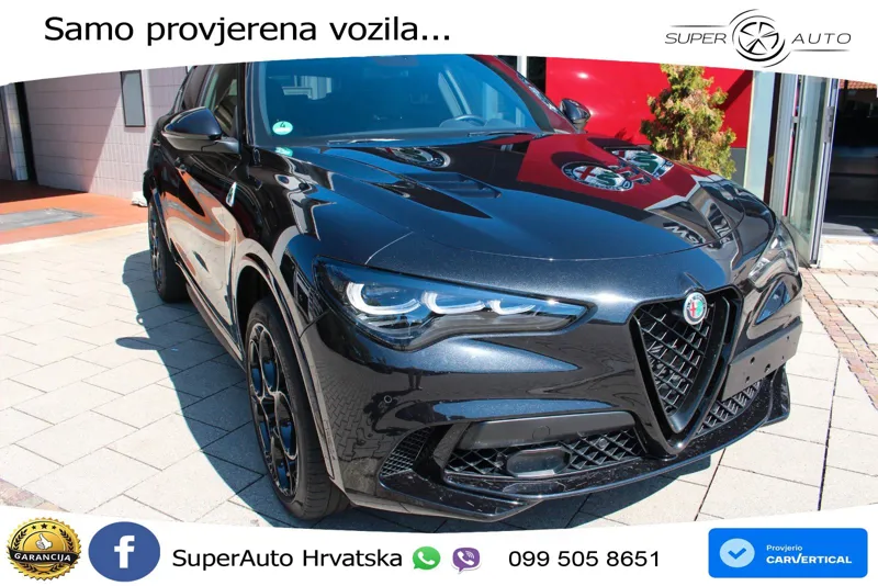 Alfa Romeo Stelvio Quadrifoglio 2.9 V6 Bi-Turbo (520 KS) Q4 Automatic LED+GR SJED+ACC
