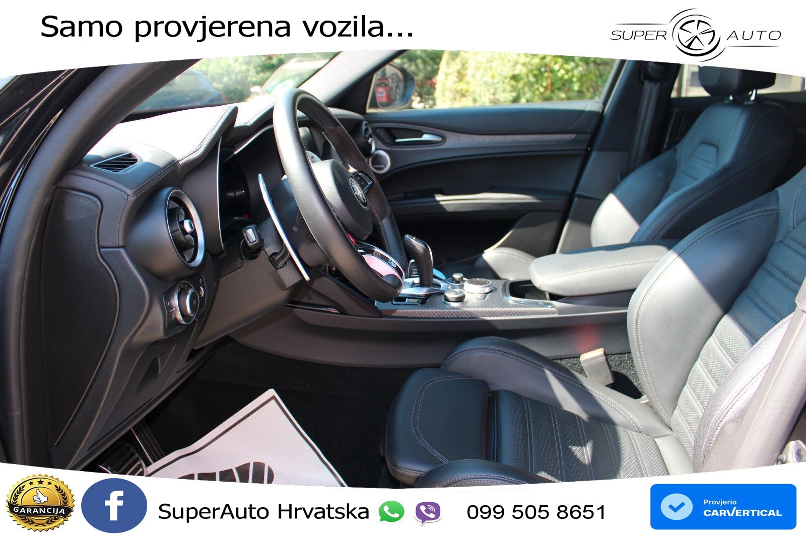 Alfa Romeo Stelvio Quadrifoglio 2.9 V6 Bi-Turbo (520 KS) Q4 Automatic LED+GR SJED+ACC