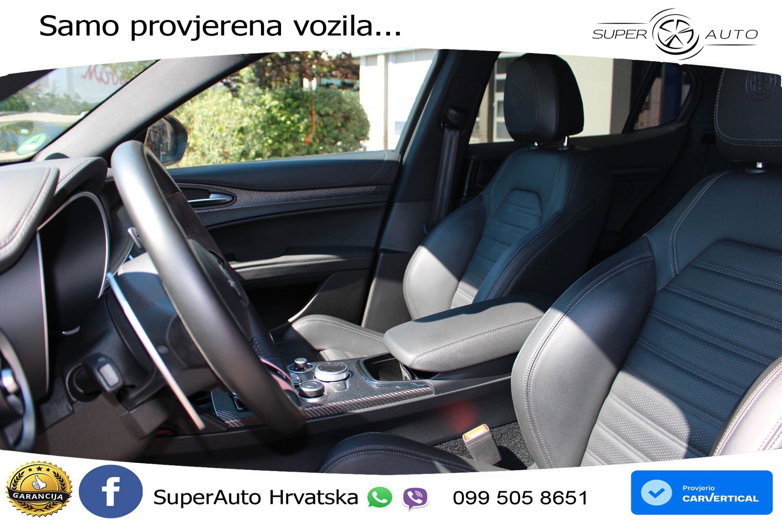 Alfa Romeo Stelvio Quadrifoglio 2.9 V6 Bi-Turbo (520 KS) Q4 Automatic LED+GR SJED+ACC
