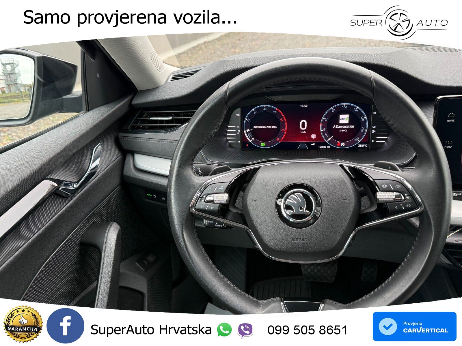 Škoda Octavia Combi 2.0 TDI (150 KS) DSG LED+GR SJED+ACC