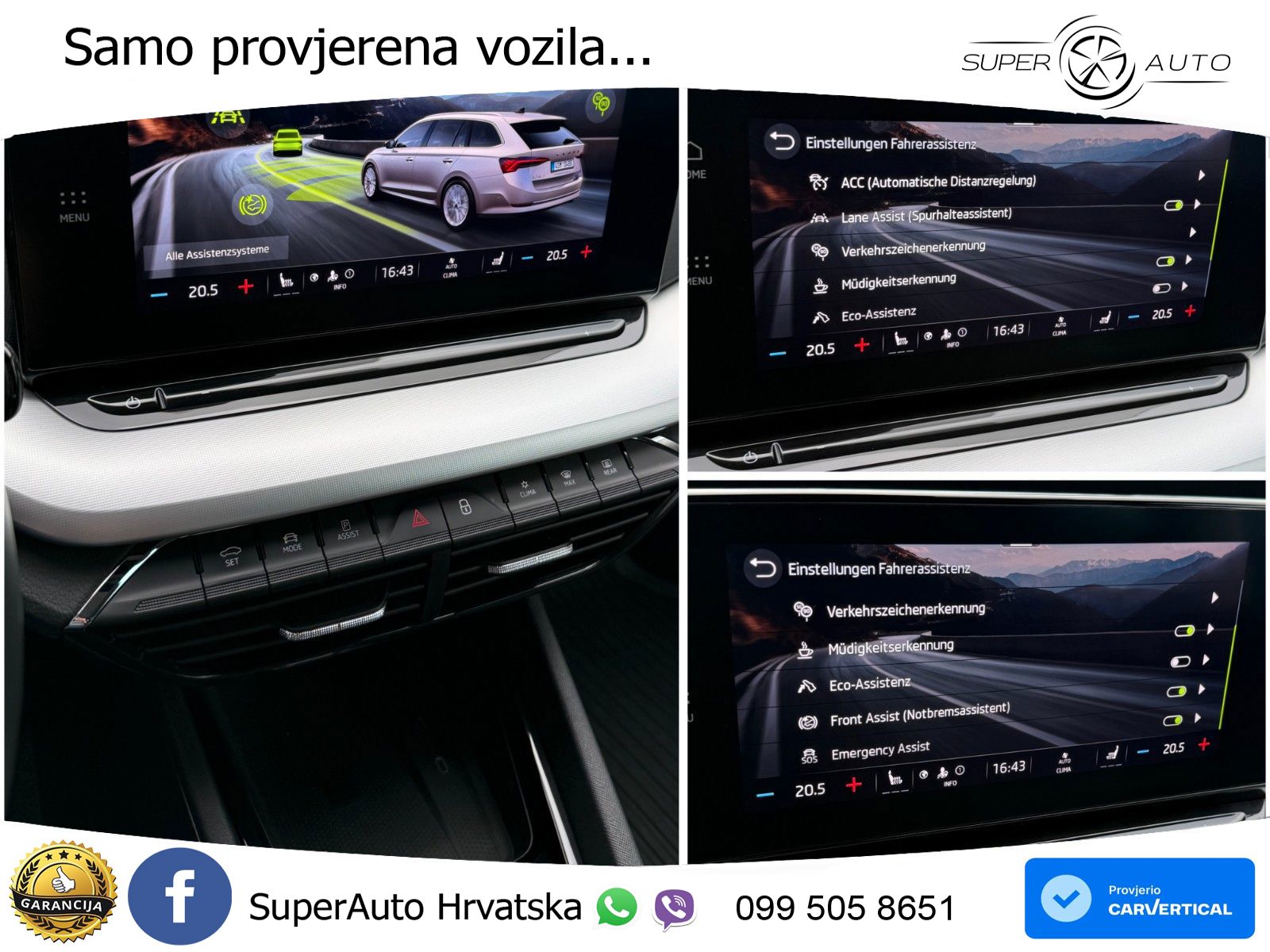 Škoda Octavia Combi 2.0 TDI (150 KS) DSG LED+GR SJED+ACC