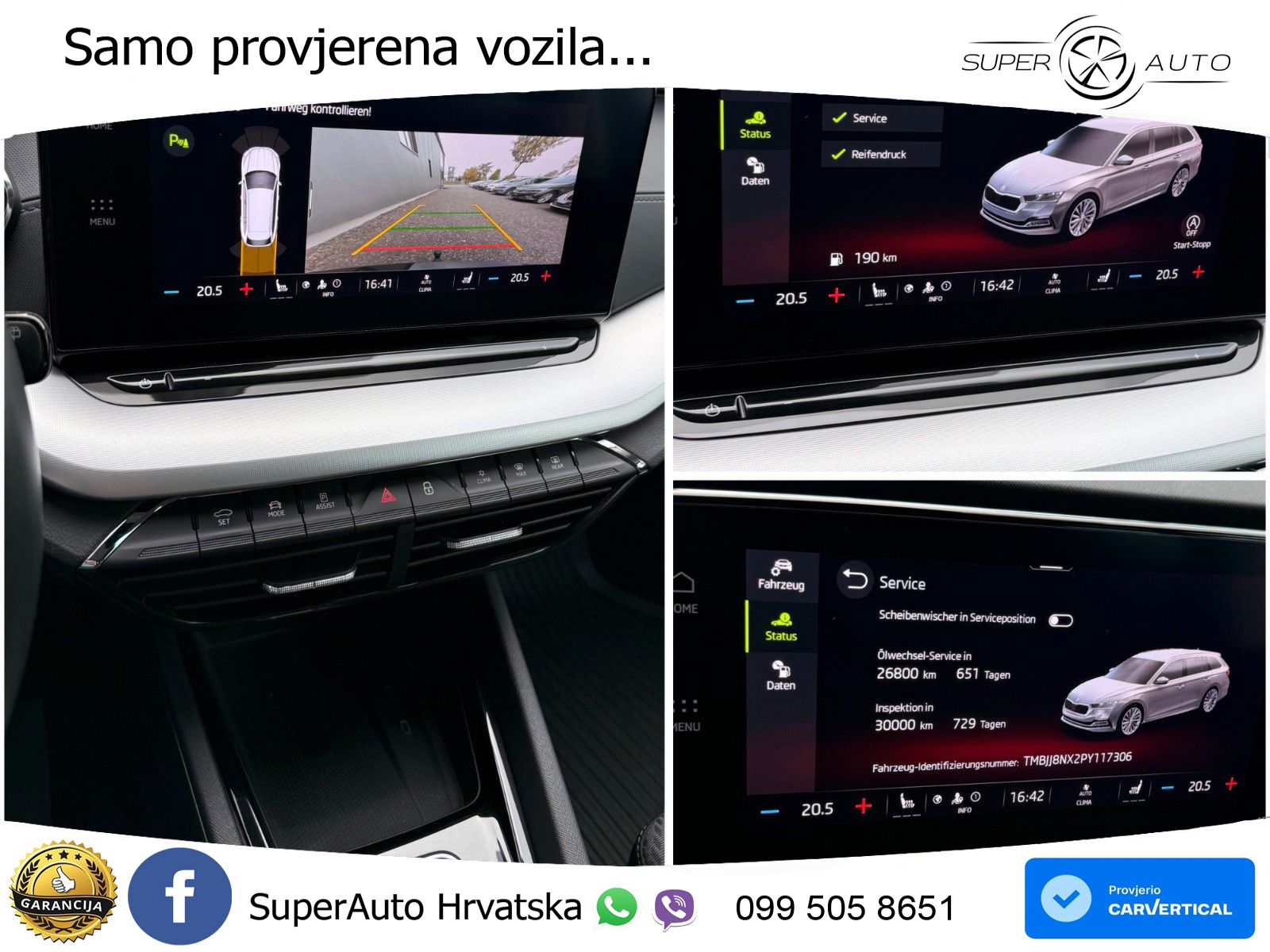 Škoda Octavia Combi 2.0 TDI (150 KS) DSG LED+GR SJED+ACC