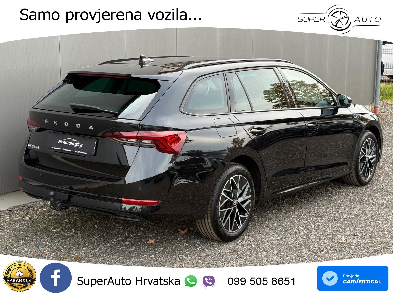 Škoda Octavia Combi 2.0 TDI (150 KS) DSG LED+GR SJED+ACC