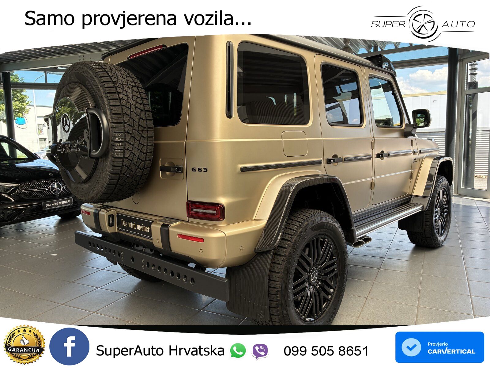 Mercedes AMG G 63 Long V8 (585 KS) 4MATIC 9G-TRONIC AMG SPEEDSHIFT PLUS Manufaktur