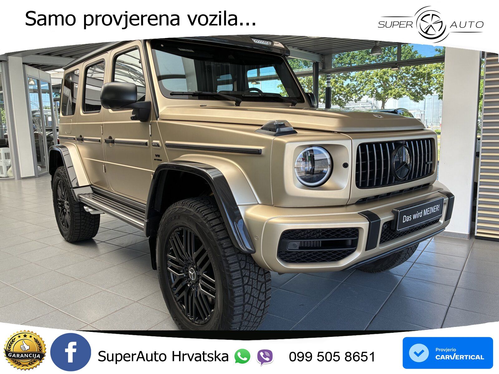 Mercedes AMG G 63 Long V8 (585 KS) 4MATIC 9G-TRONIC AMG SPEEDSHIFT PLUS Manufaktur