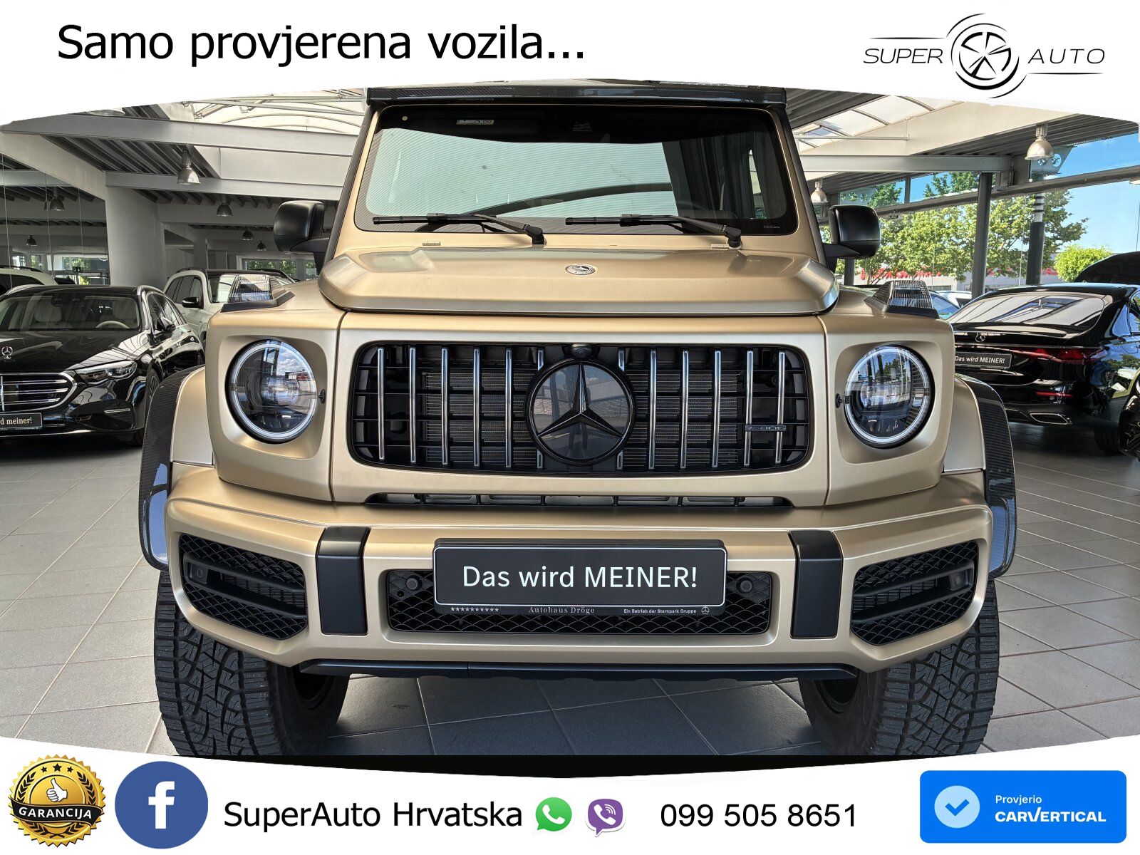 Mercedes AMG G 63 Long V8 (585 KS) 4MATIC 9G-TRONIC AMG SPEEDSHIFT PLUS Manufaktur