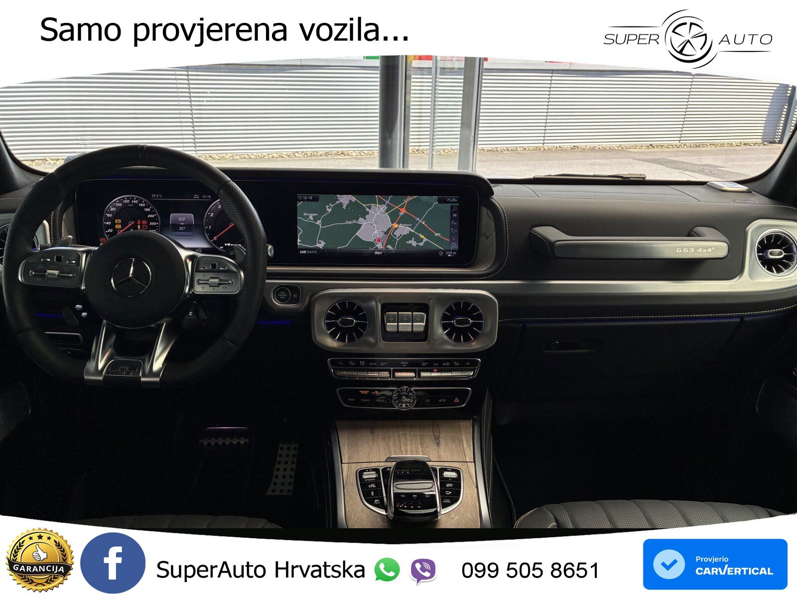 Mercedes AMG G 63 Long V8 (585 KS) 4MATIC 9G-TRONIC AMG SPEEDSHIFT PLUS Manufaktur
