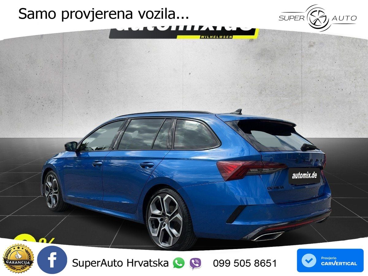 Škoda Octavia Combi RS 2.0 TDI (200 KS) DSG LED+GR SJED+ACC