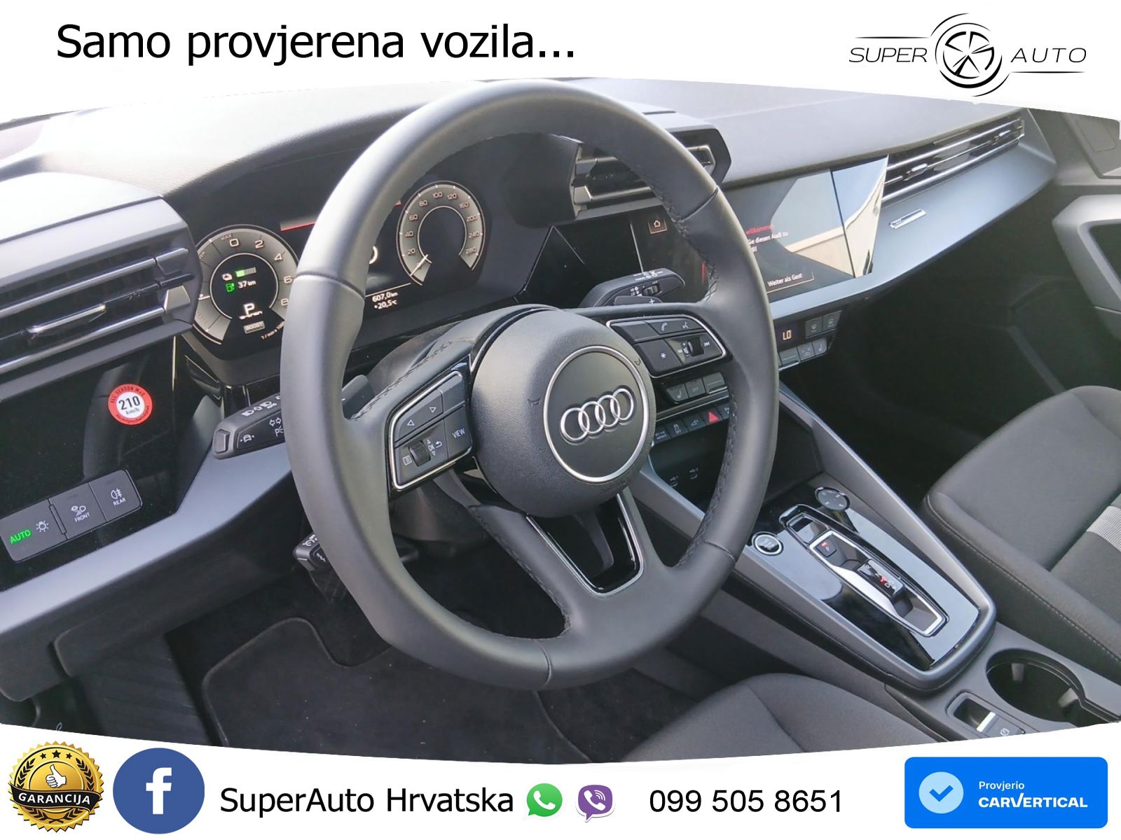 Audi A3 Sportback 40 TFSI e (204 KS) Plug-in Hybrid S tronic LED+GR SJED+ACC