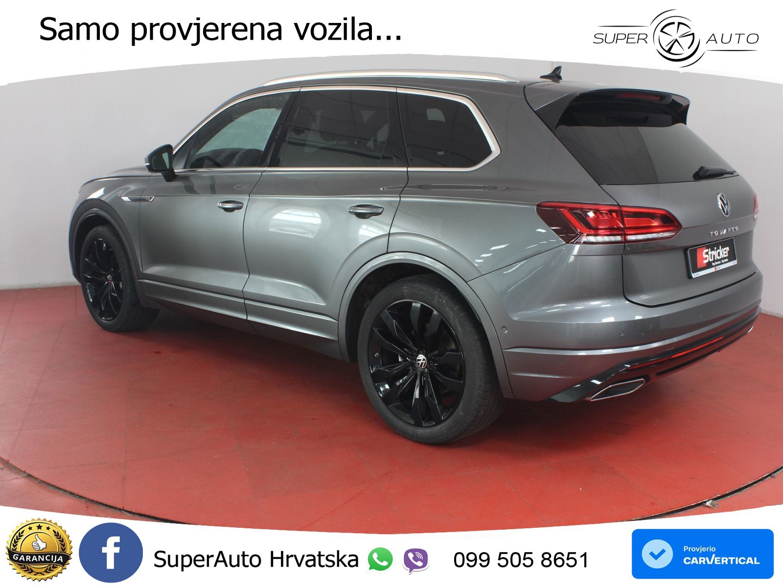 Volkswagen Touareg 3.0 V6 TDI (286 KS) 4MOTION Tiptronic R-Line ZRAČNI+ACC+GR SJED+KAM+PANO
